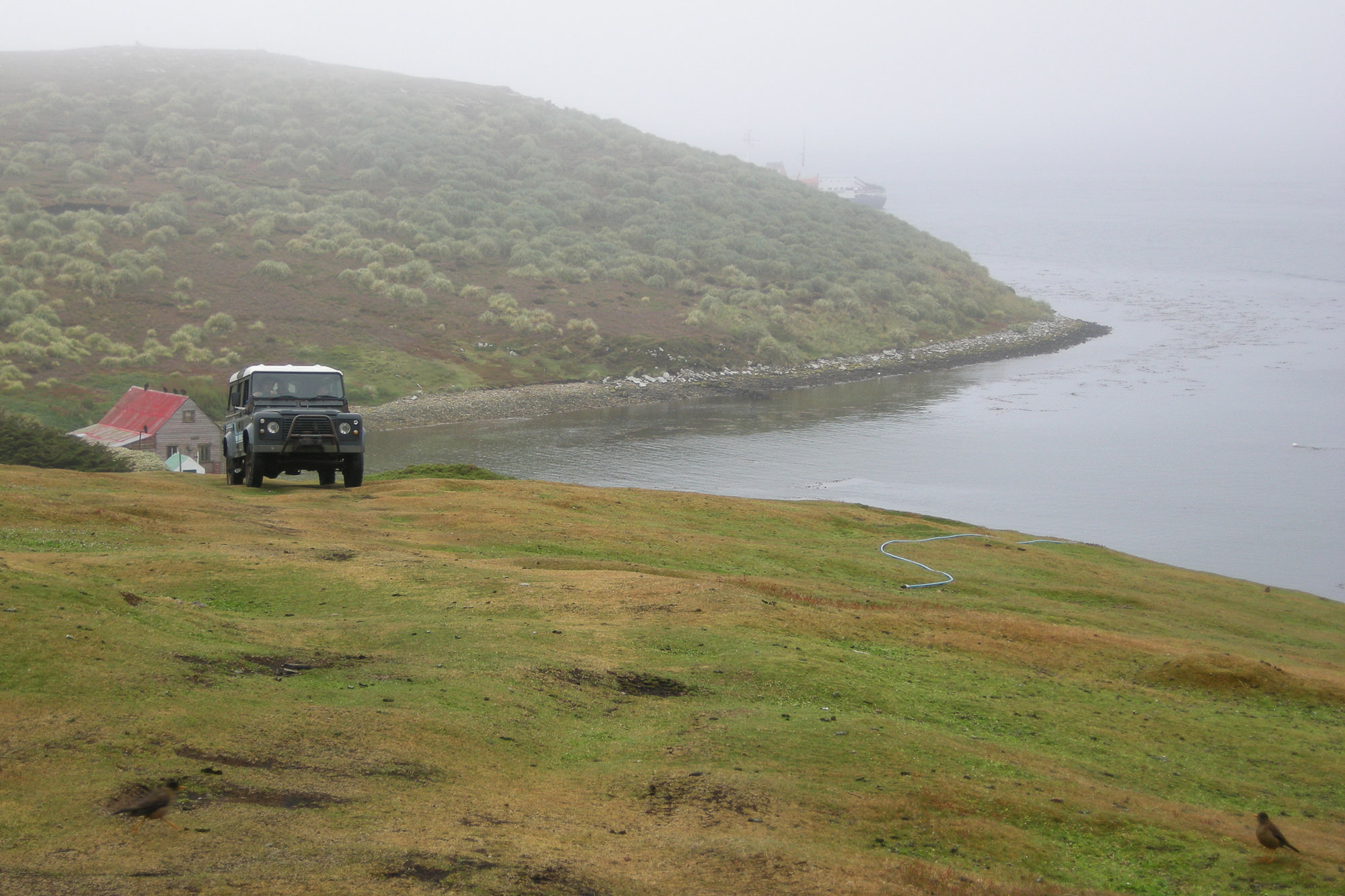auf dem Weg zu einer weiteren Photo Location auf West Point Island